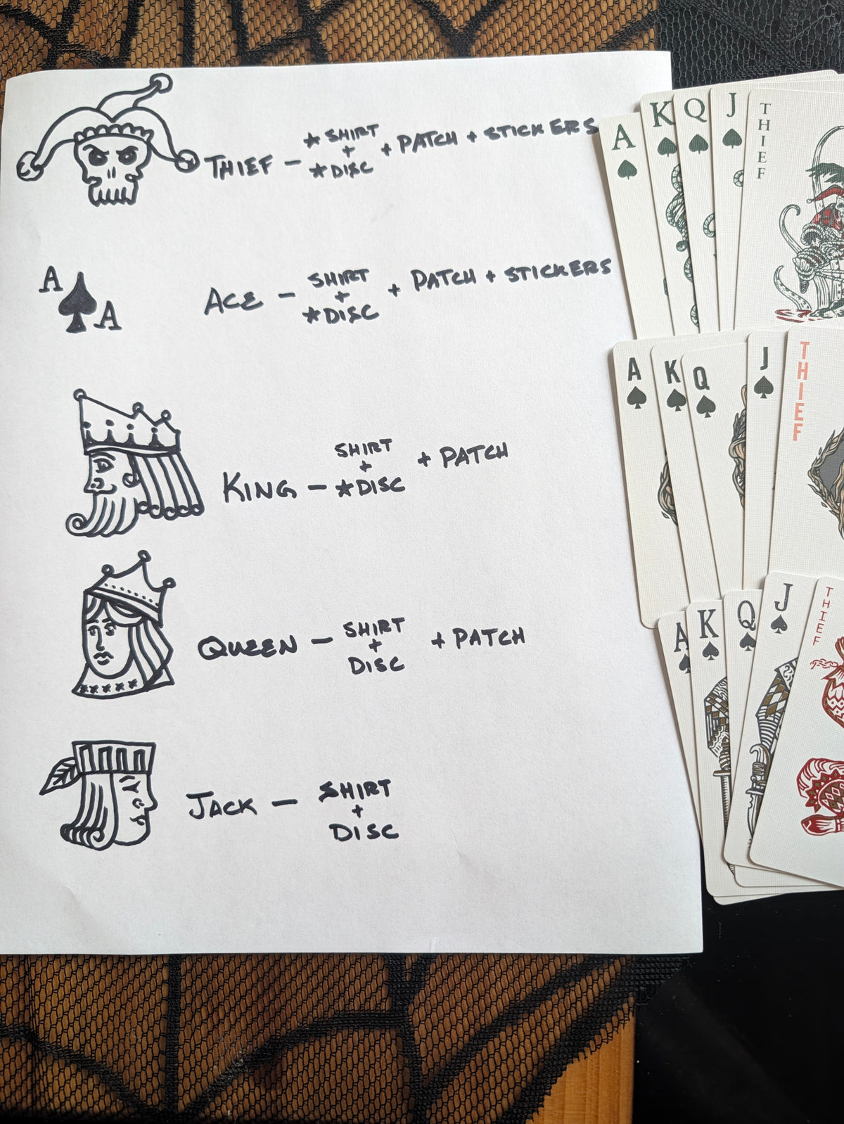 Card Game Shirt + Disc Pull