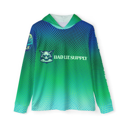 Snake scale bad lie supply long sleeve hooded jersey (DROP SHIP)