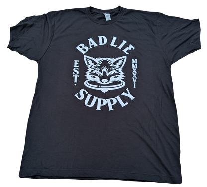 White Logo Tee
