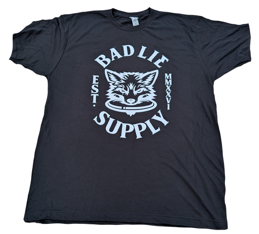 White Logo Tee
