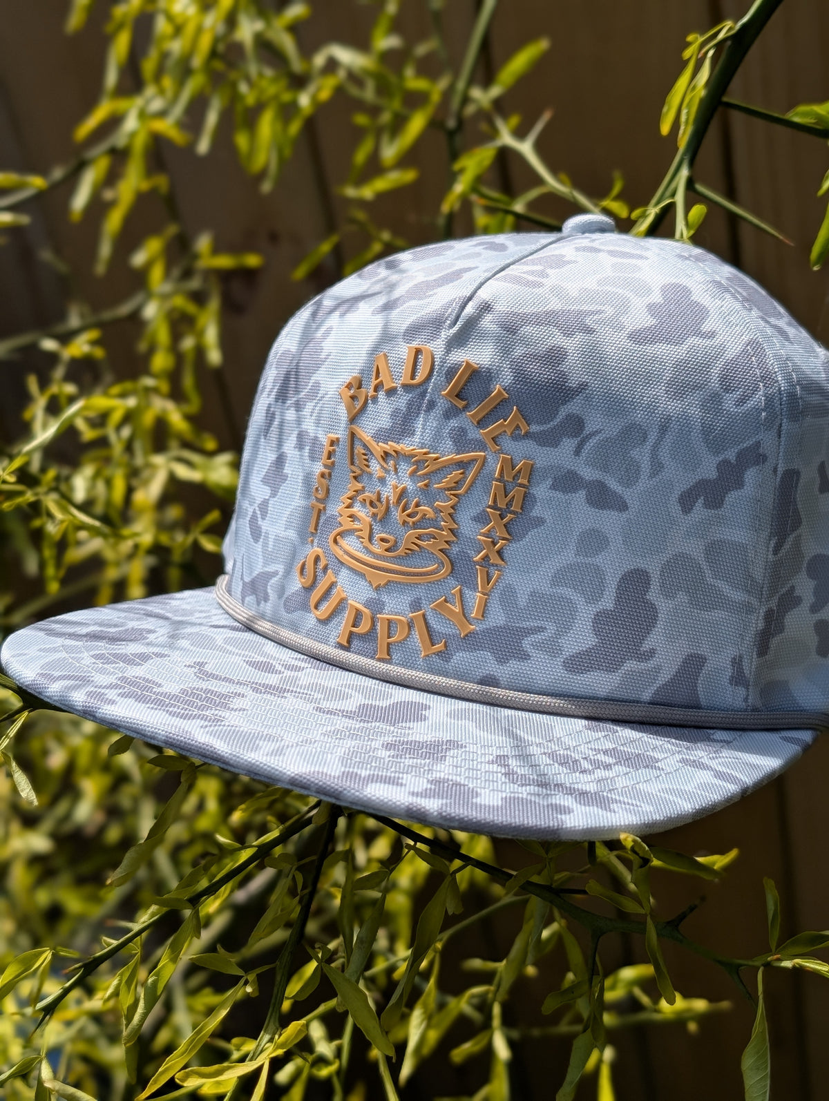 White Camo Bad Lie Supply hat