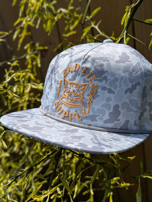 White Camo Bad Lie Supply hat